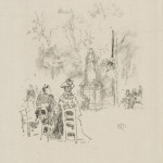 Conversation under the Statue, Luxembourg Gardens