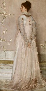 <i>"Symphony in Flesh Colour and Pink: Portrait of Mrs Frances Leyland,"</i> 1871-3, Oil on Canvas, Frick Collection, New York, NY.